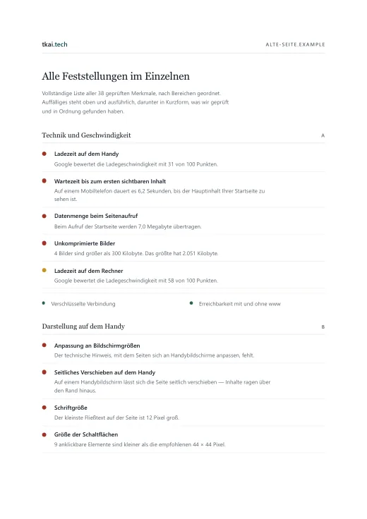 Seite 5 des Musterberichts